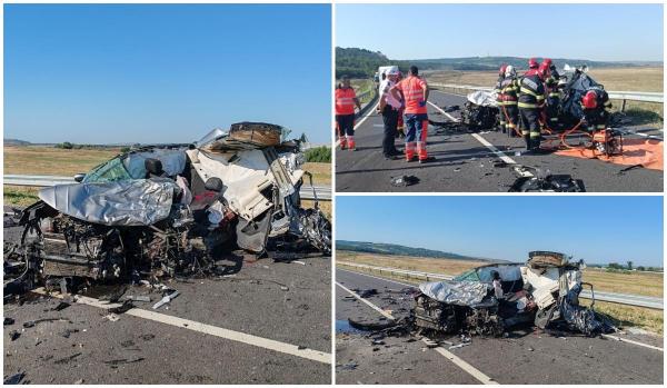 A murit strivit în maşina de teren pe care o conducea, după ce a intrat sub un TIR, în Bârlad