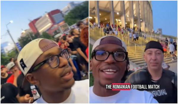 Reacţia unui american care a urmărit pentru prima dată eternul derby pe Arena Naţională: Susţin echipa roşie