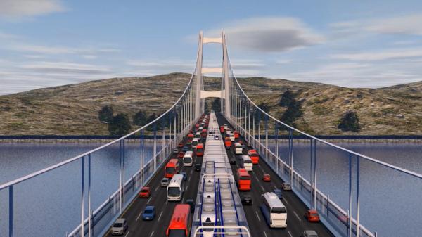 Cum va arăta cel mai lung pod suspendat din lume construit în Italia. Proiectul va fi gata în 7 ani