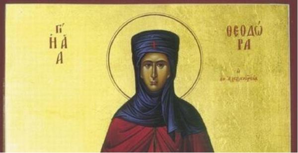 Sfânta Teodora din Alexandria este prăznuită pe 11 septembrie