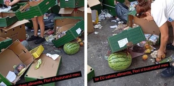 O româncă din Spania s-a filmat în timp ce caută prin produsele aruncate de Lidl: "Lumea mă judecă"