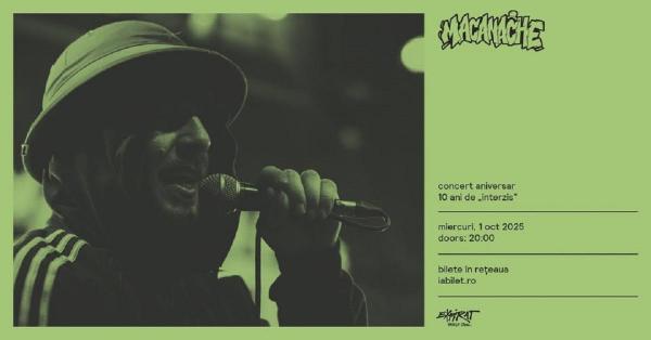 Artistul Macanache susţine un concert miercuri, 1 octombrie, în Expirat Halele Carol, din Bucureşti
