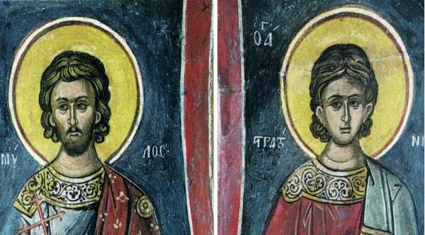 Sfinţii Mucenici Ermil şi Stratonic sunt prăznuiţi pe 13 ianuarie