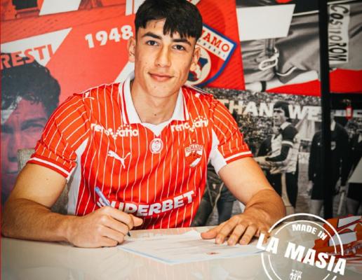 Ianis Târbă, fostul jucător al Barcelonei, a semnat cu Dinamo Bucureşti