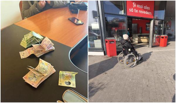 Apela la mila trecătorilor, dar locuia într-un hotel de lux. Femeie din Iaşi, fals cerșetor "cu dizabilități"