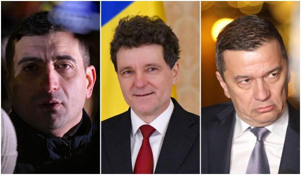 Sondaj CURS: AUR 35%, PSD 23%, PNL 18% şi USR 10%. Politicienii în care românii au cea mai mare încredere