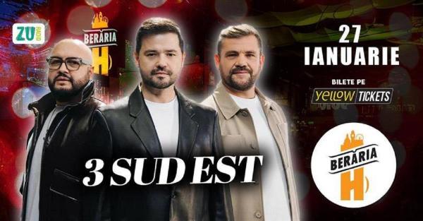 Trupa 3 Sud Est susţine un concert marţi, 27 ianuarie, la Berăria H din Bucureşti
