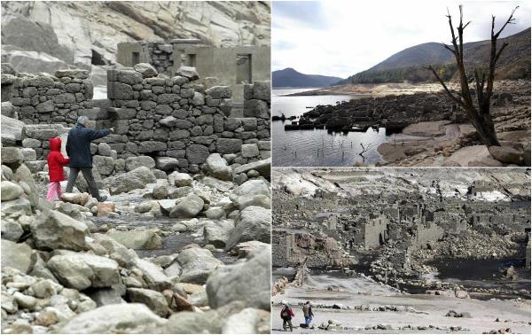 Satul dispărut care poate fi văzut doar o dată pe an