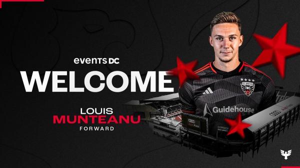 Louis Munteanu este noul atacant al americanilor de la DC United