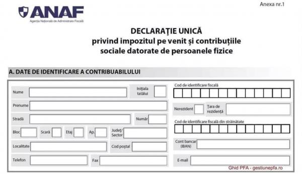 Declaraţia unică 2026. Cine trebuie să depună, termenul limită şi alte informaţii