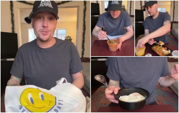 Un influencer american, viral după ce a încercat pentru prima dată mâncarea românească: Mi-ați ascuns asta