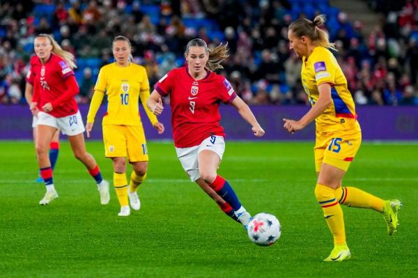 Naţionala feminină de fotbal a României a fost surclasată de Norvegia