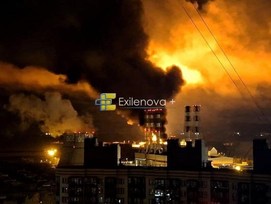 Atac masiv al Ucrainei cu drone în Rusia. Incendiu la terminalul petrolier din St. Petersburg