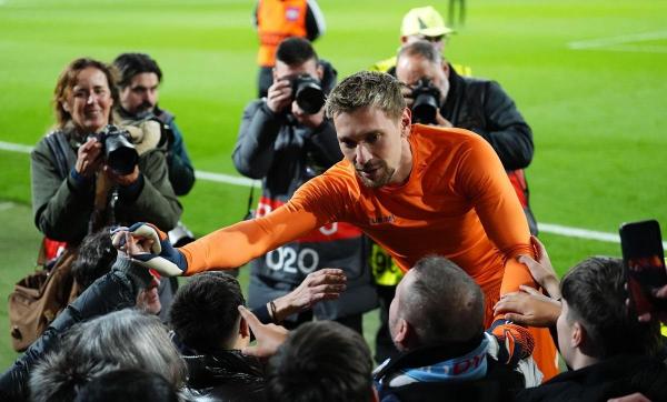 Ionuţ Radu a sărbătorit victoria din Scoţia alături de fanii lui Celta Vigo