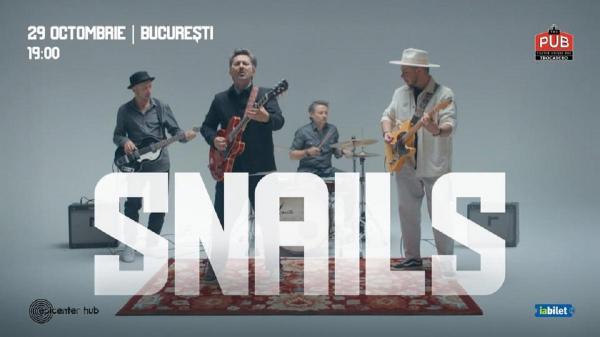 Trupa Snails susţine un concert joi, 29 octombrie, în The Pub - Universităţii din Bucureşti
