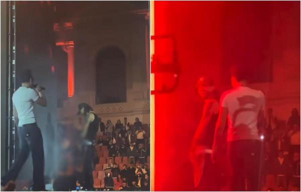 Trapperul Ian, filmat în timp ce urinează pe scenă în timpul concertului de la Arenele Romane