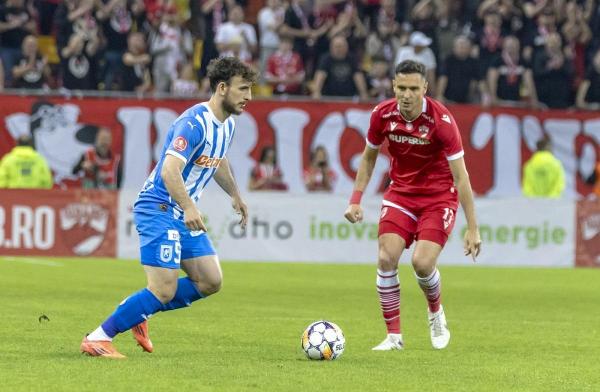 Dinamo şi Universitatea Craiova au încheiat la egalitate meciul direct din etapa a 26-a a Superligii de fotbal