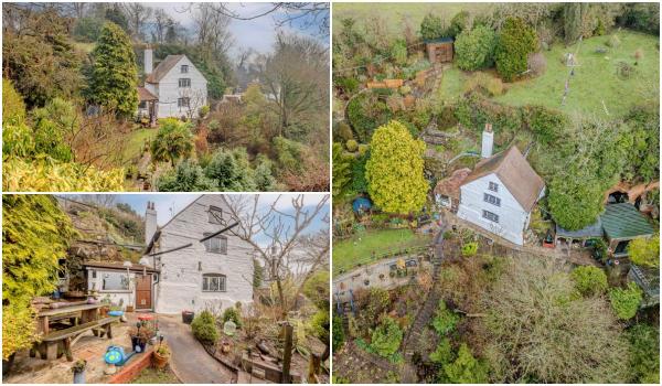 O casă veche de 500 de ani săpată în stâncă, desprinsă parcă din Evul Mediu, scoasă la vânzare