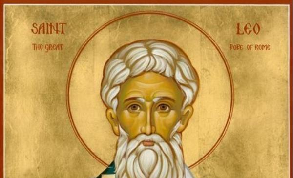 Sfântul Leon, Papa al Romei, este prăznuit pe 18 februarie