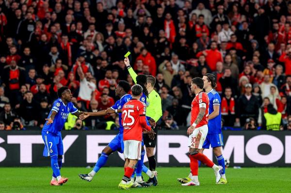 Atacantul brazilian Vinicius a fost implicat într-un scandal masiv, în meciul Benfica - Real Madrid din Liga Campionilor