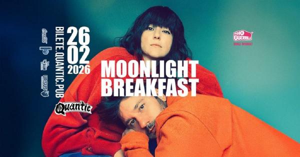 Artiştii de la Moonlight Breakfast susţin un concert joi, 26 februarie, în Quantic Pub din Bucureşti
