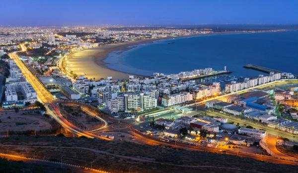 Agadir, Maroc, vedere panoramică