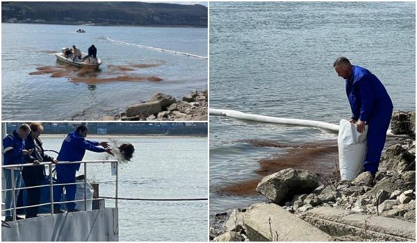 Dunărea, poluată la Turnu Măgurele