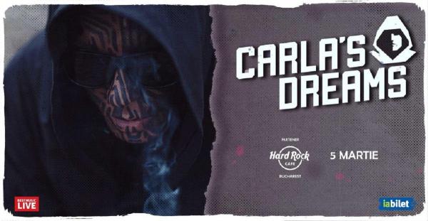 Trupa Carla’s Dreams susţine un concert joi, 5 martie, în Hard Rock Cafe din Bucureşti