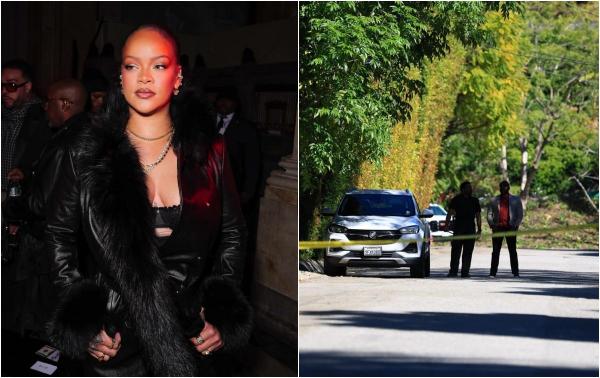 Împușcături la casa cântăreței Rihanna din Beverly Hills. O femeie a fost arestată