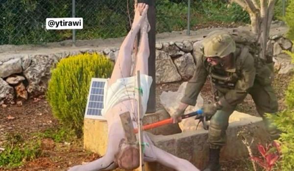 Soldat israelian, acuzat că a distrus cu ciocanul o statuie cu Iisus Hristos în Liban