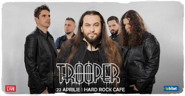 Artiştii de la Trooper susţin un concert miercuri, 22 aprilie, în Hard Rock Cafe din Bucureşti