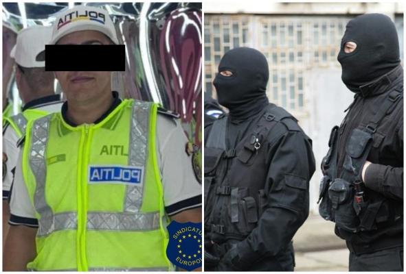 Poliţistul "model" de 22 ani care îşi înregistra şefii, suspectat de viol. Percheziţii la locuinţa mamei lui