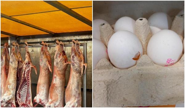 Carne de miel şi ouă alterate scoase de la vânzare după controalele ANPC. Amenzi de peste 6 milioane de lei