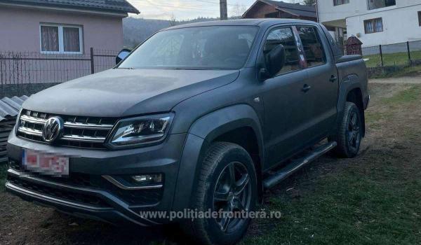 Autoturism de 25.000 de euro furat din Austria, descoperit de polițiști în Vișeu de Sus