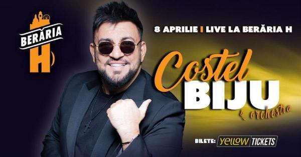 Costel Biju susţine un concert miercuri, 8 aprilie, în Berăria H din Bucureşti