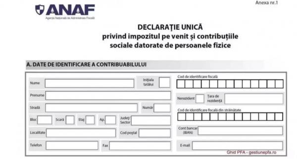 Declaraţia unică 2026. Care este termenul limită