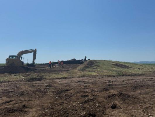 Mormânt vechi de 5.000 de ani, descoperit pe șantierul pasajului de la Băicoi