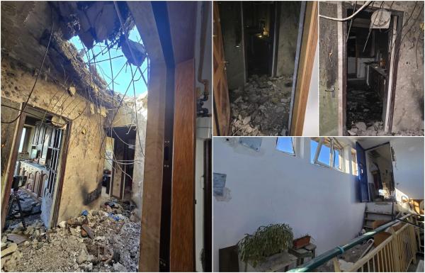 Cum arată apartamentul din Galați peste care s-a prăbușit drona rusească: "Ca o bombă. Au zburat termopane"