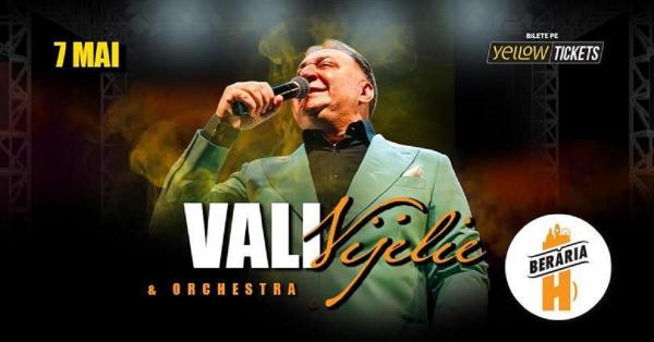 Vali Vijelie susţine un concert joi, 7 mai, în Berăria H din Bucureşti