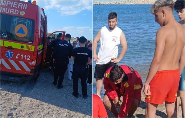 Adolescent de 16 ani, scos din mare aproape inconştient, pe plaja Neversea. Ar fi băut alcool înainte