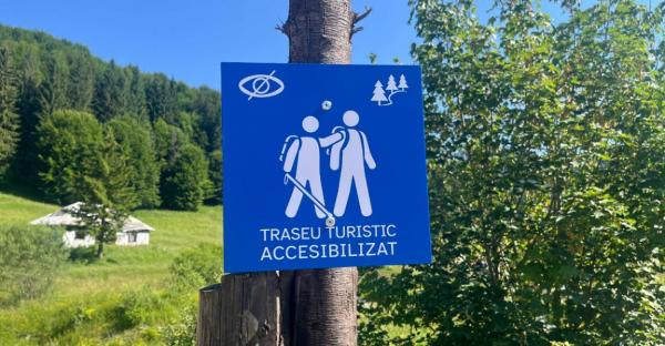 Premieră în România: Primul traseu montan pentru persoane cu deficiențe de vedere. Unde a fost inaugurat