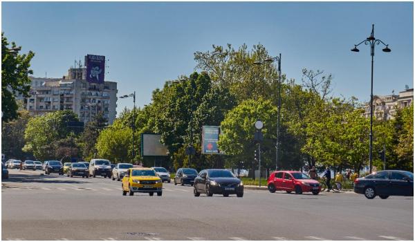 Experiment în cea mai fierbinte zonă din București: Temperaturi de aproape 70°C la nivelul asfaltului
