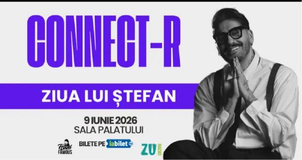Connect-R susţine un concert special marţi, 9 iunie, de la ora 20.00, la Sala Palatului din Bucureşti