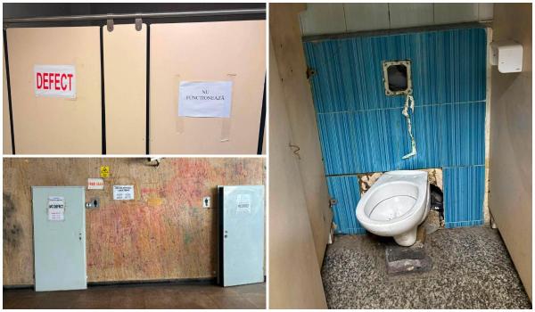 Toaletele din Pasajul Universității din Bucureşti, închise de luni de zile. Când ar urma să fie reparate