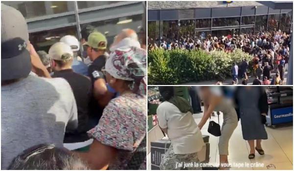 Bătaie pe AC-uri în magazinele Lidl din Franța. Clienții s-au îmbrâncit și și-au smuls cutiile din mâini