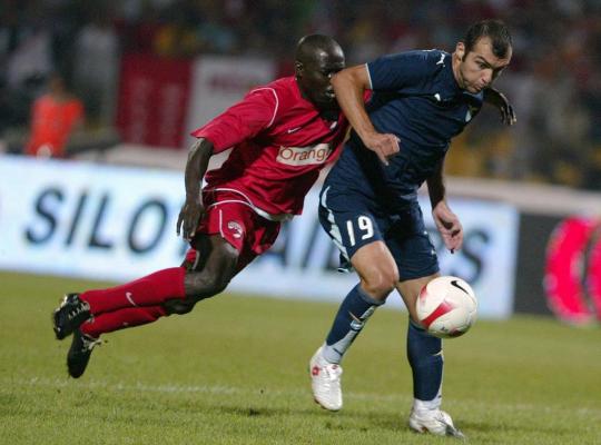 George Blay a evoluat pentru Dinamo Bucureşti inclusiv în preliminariile Ligii Campionilor, împotriva lui Lazio Roma