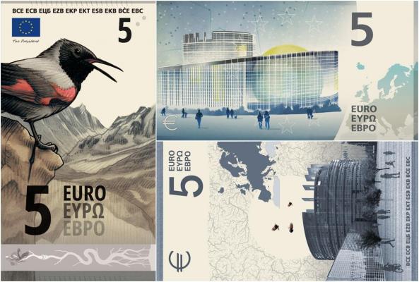 BCE a anunţat cum vor arăta noile bancnote euro