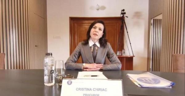 Procurorul general Cristina Chiriac. 23 februarie 2026