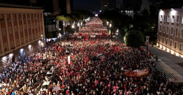 Protest la Tirana, Albania - 4 iulie 2026