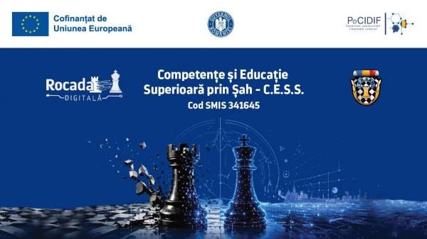 Federația Română de Șah dă startul implementării C.E.S.S., care aduce soluții digitale pentru educație și șah